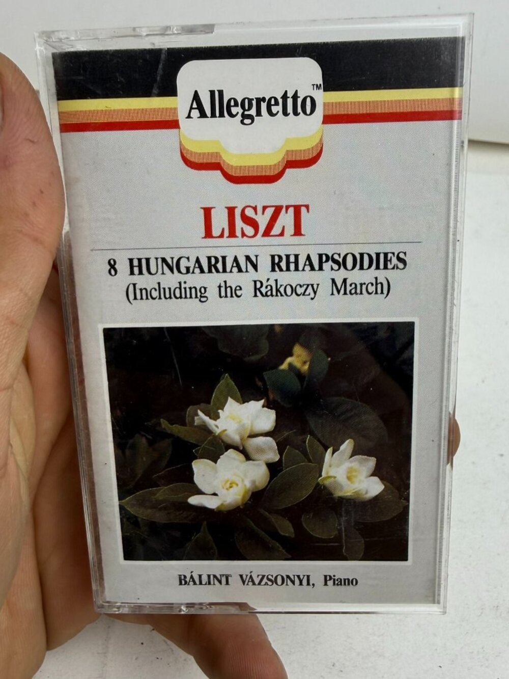 8 Hungarian Rhapsodies Balint Vazsonyi Piano Allegretto cass poster collectable